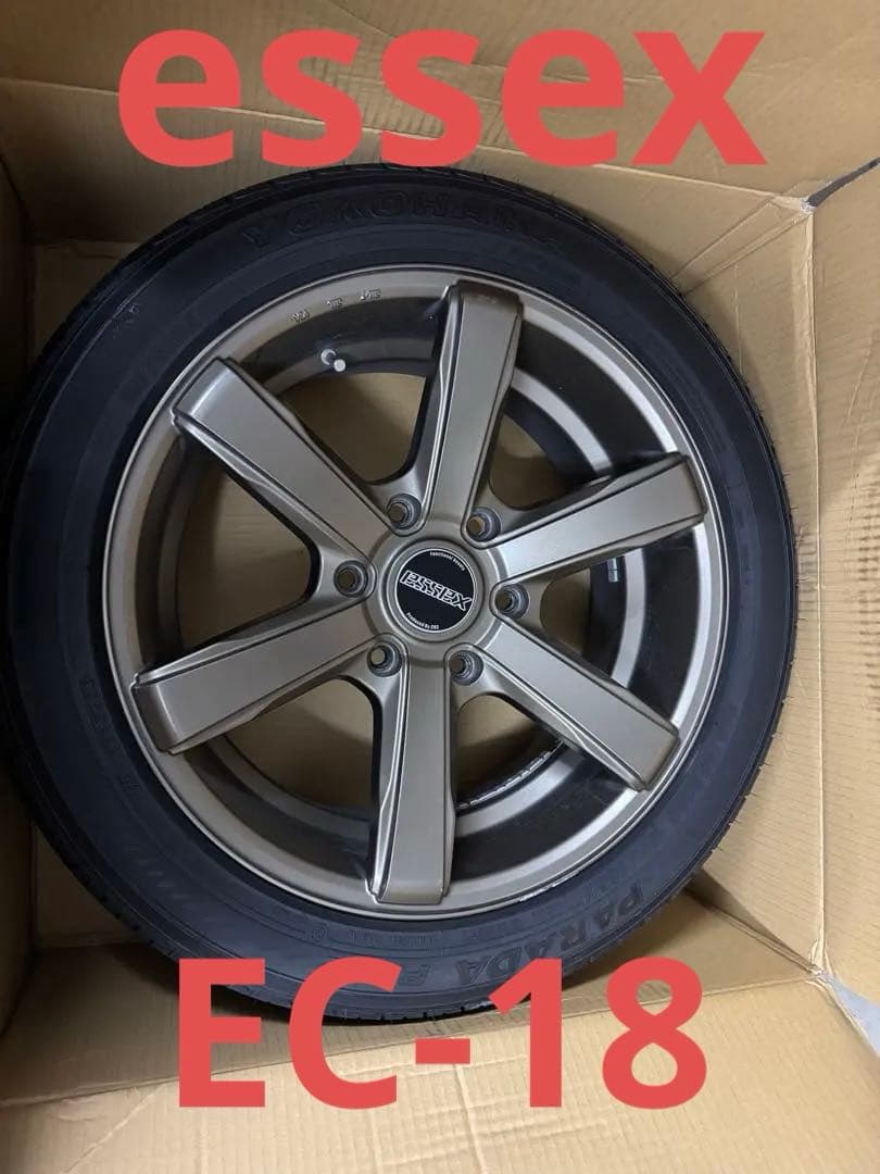 ハイエース　essex 18インチ ホイールタイヤセット