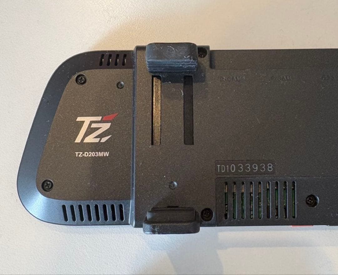 TZ-D203MW ミラー型ドライブレコーダー　リアカメラ　デジタルインナーミラ