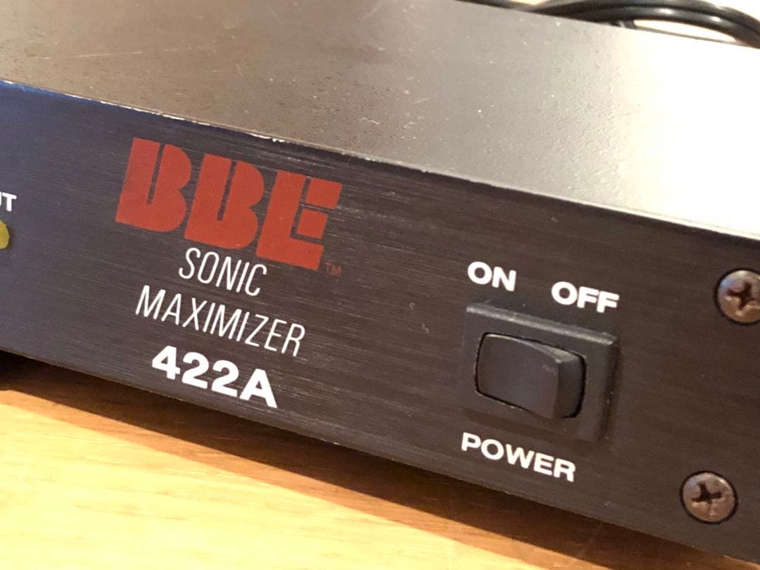 BBE Sonic Maximizer 422A 中古　チェック済み