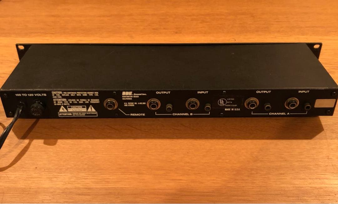 BBE Sonic Maximizer 422A 中古　チェック済み