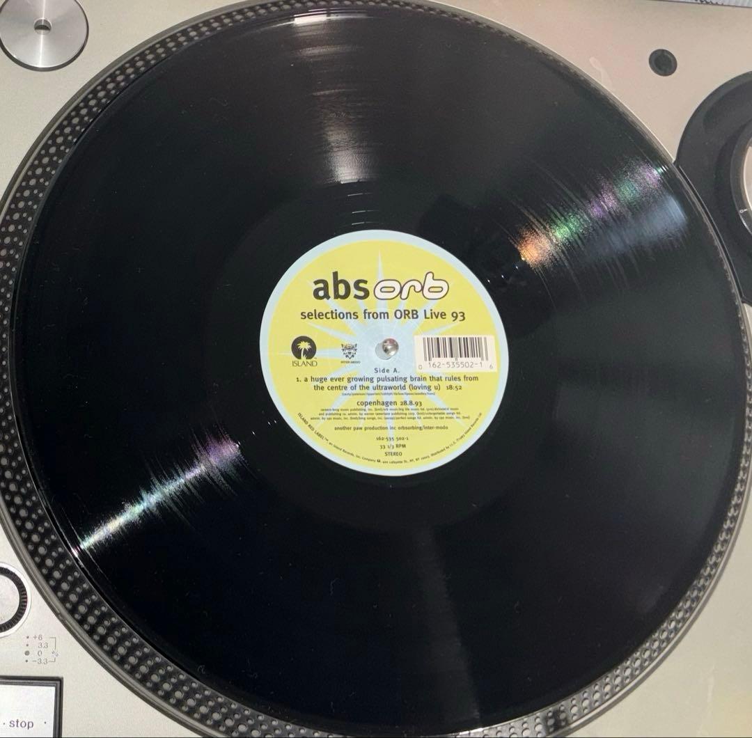 orb live 93 レコード他3タイトルセット