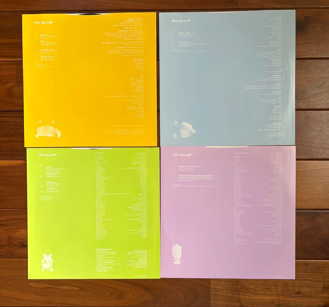 orb live 93 レコード他3タイトルセット