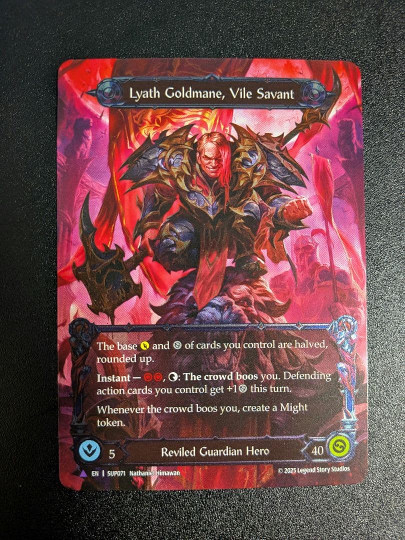 【FaB】Lyath Goldmane, Vile Savant 英語版マーベル