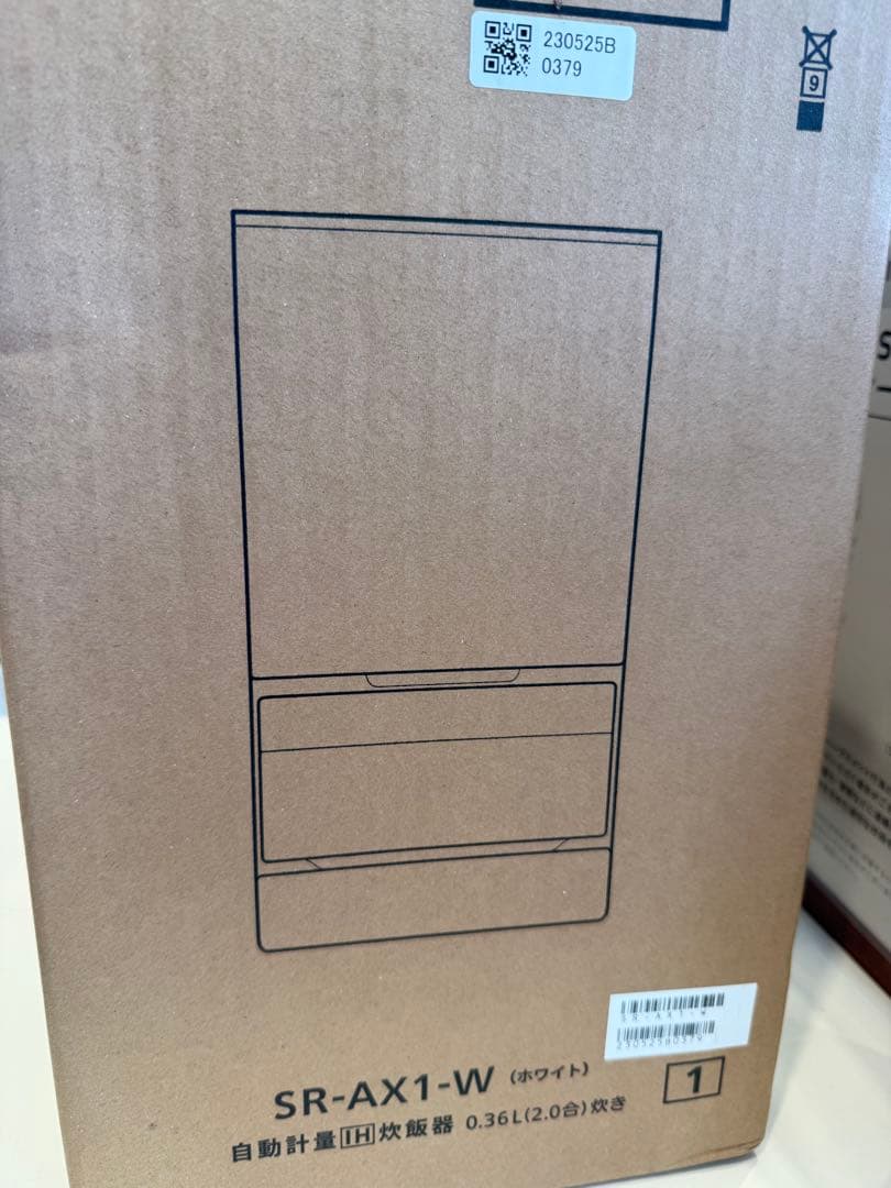 新品未使用品　全自動炊飯器 SR-AX1