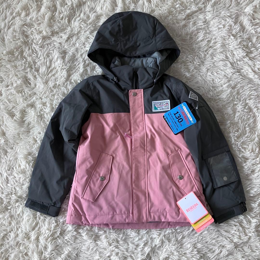 #A1✨新品RESSEDA✨スキー スノボ ウェア 上下 130 女の子 雪遊び