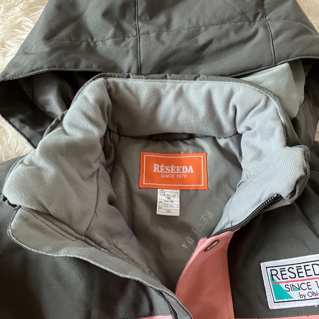 #A1✨新品RESSEDA✨スキー スノボ ウェア 上下 130 女の子 雪遊び