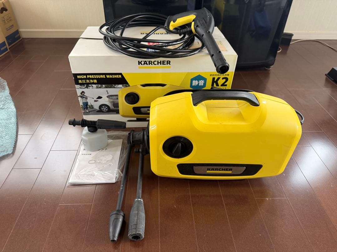 【極美品・付属品完備】ケルヒャー K2 サイレント 静音モデル 家庭用高圧洗浄機