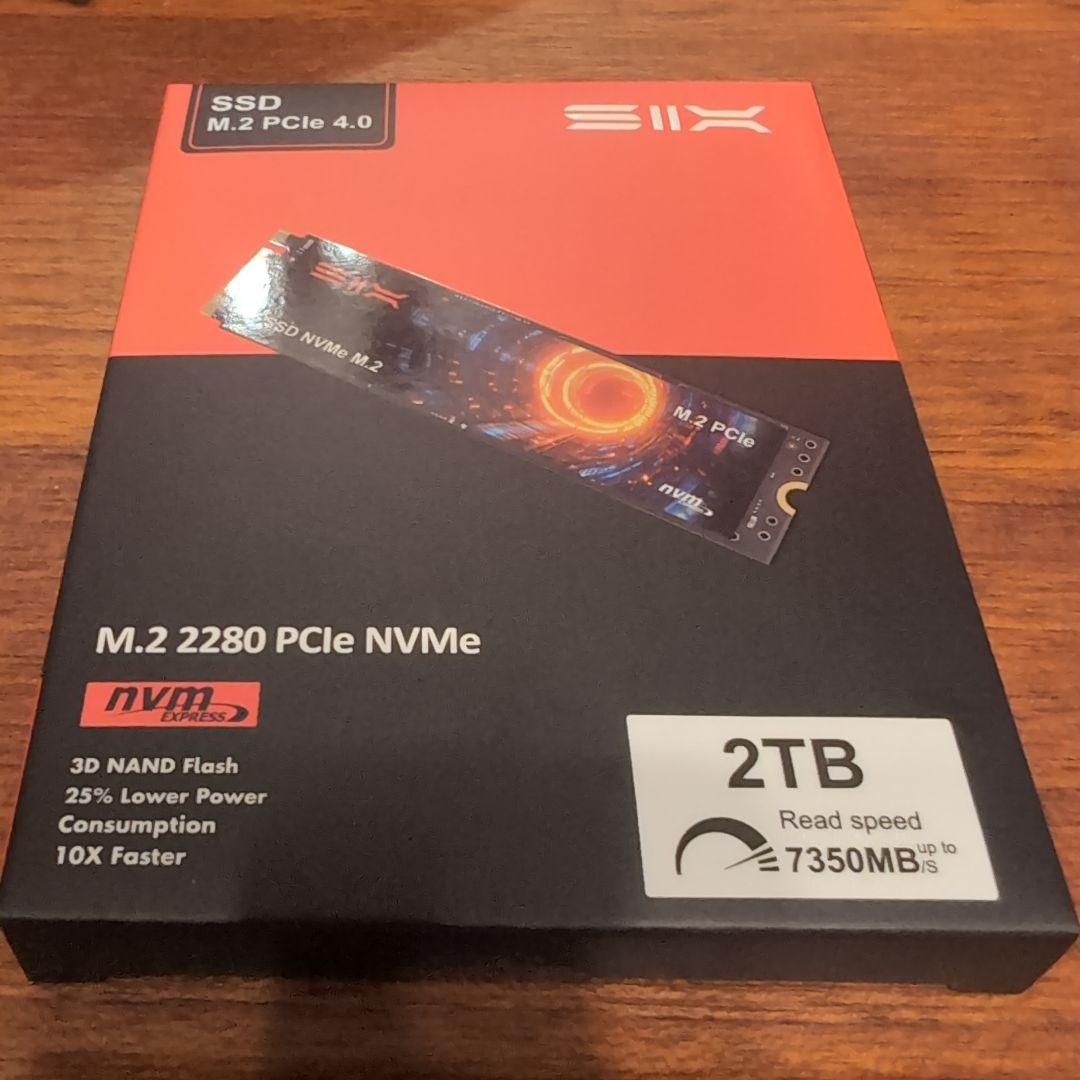 新品 2TB SSD X7400 M.2 PCIe 4.0 PS5対応