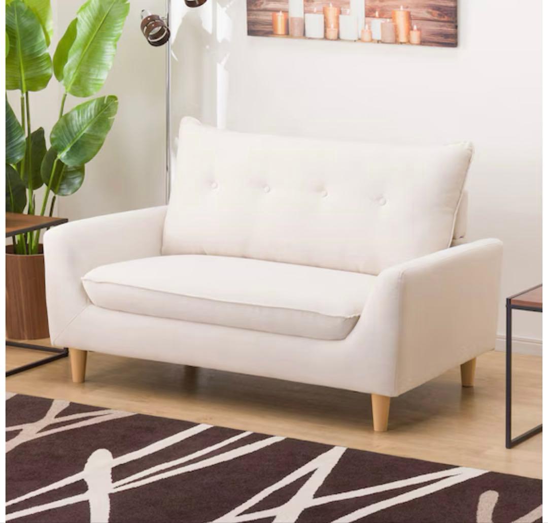 ニトリ ローソファにもなるコンパクトソファ(Nパック4BE) ベージュ