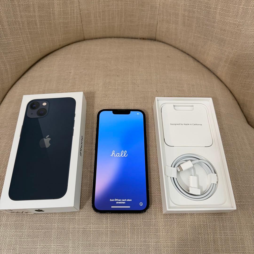 【美品】Apple iPhone 13 ミッドナイト　256GB