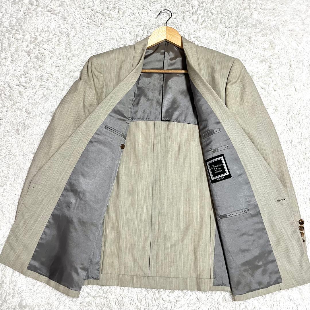 ✨極上品✨Dior ダブルブレスト スーツ カジュアル ビジネス シルク混 M位