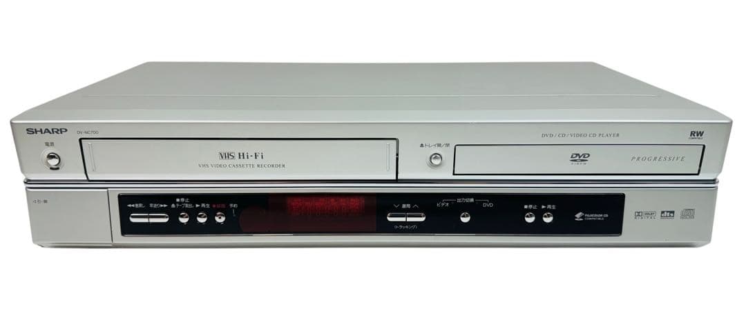 SHARP シャープ VHS ビデオ一体型 DVDプレーヤー DV-NC700