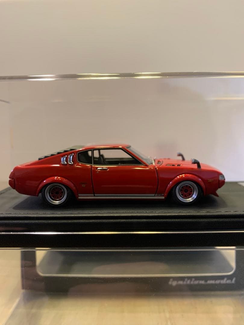 イグニッションモデル　1/43セリカ　2000GT LB RA25 レッド