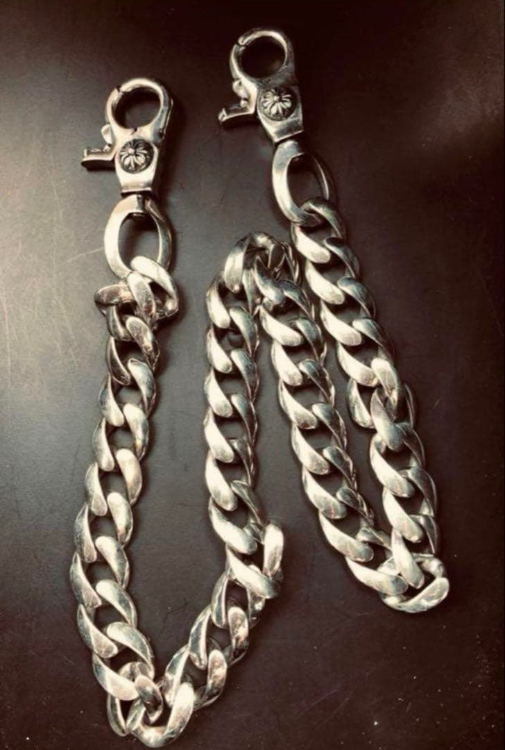 kanau　クラッシックチェーンウォレット ダブルクリップ