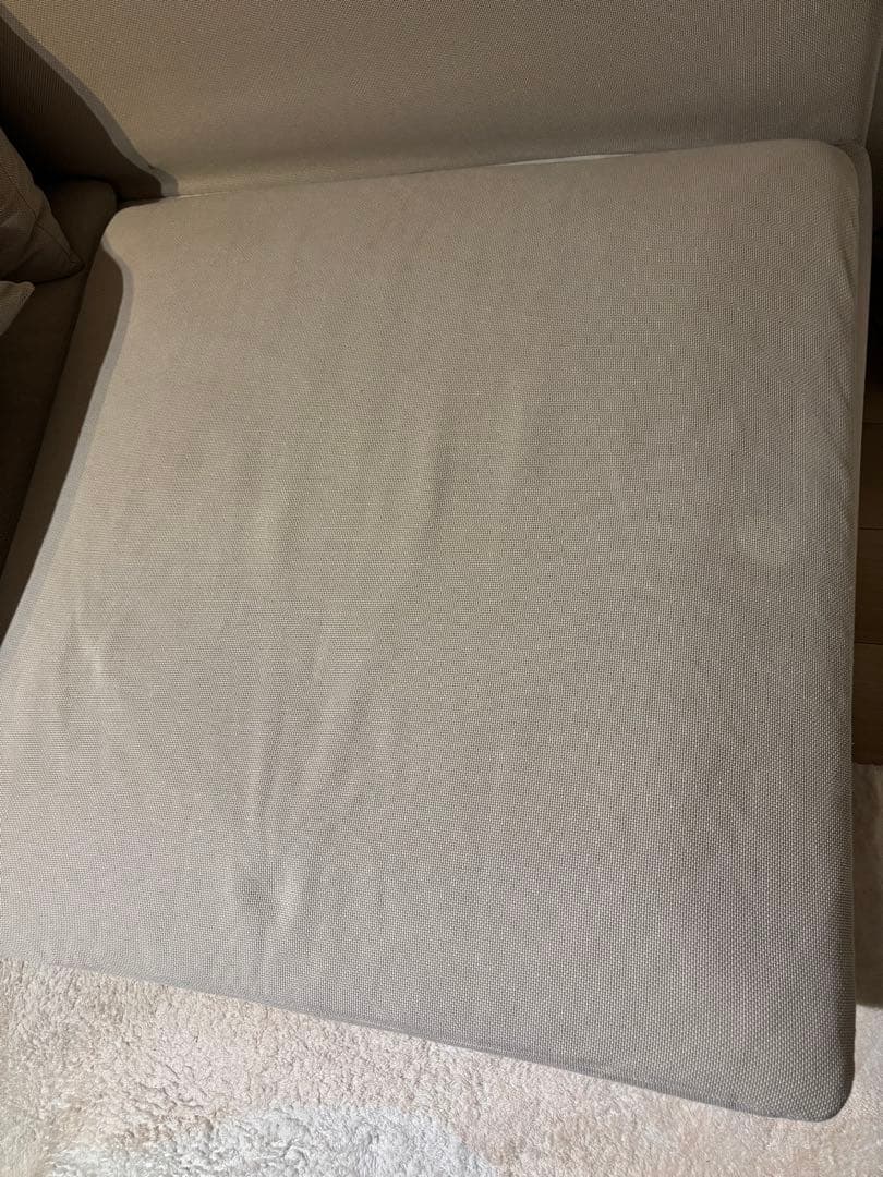 IKEA イケア　ソーデルハムン　3人掛け　クッション付　ライトベージュ