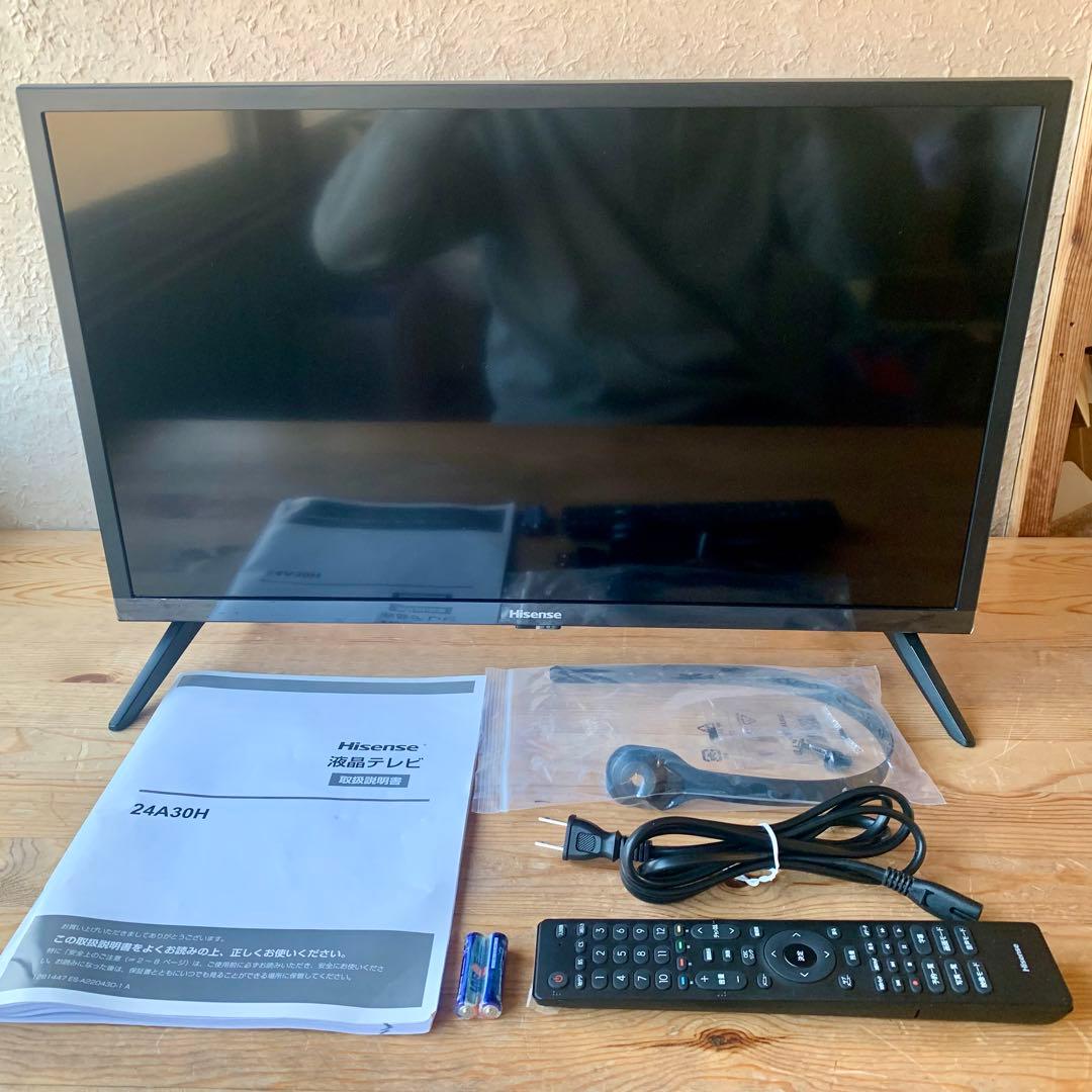 【美品】液晶テレビ　ハイセンス　24型　22年製　24A30H