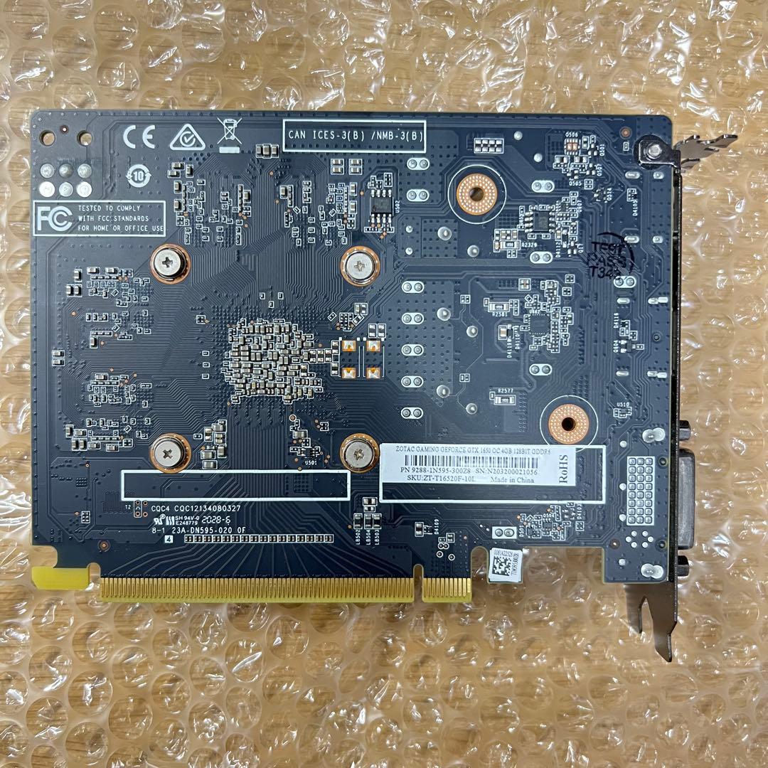 グラフィックボード・グラボ・ビデオカード ZOTAC GAMING GeForce GTX 1650 OC