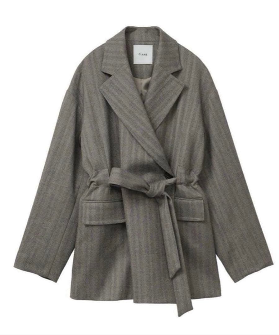 CLANE クラネ 2WAY BELT TAILORED JACKET