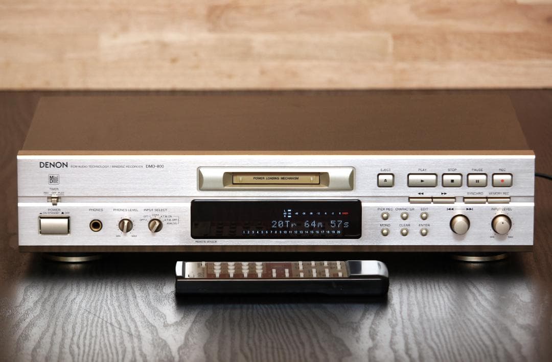 DENON DMD-800 MDデッキ　MDプレーヤー/レコーダー　 日本製