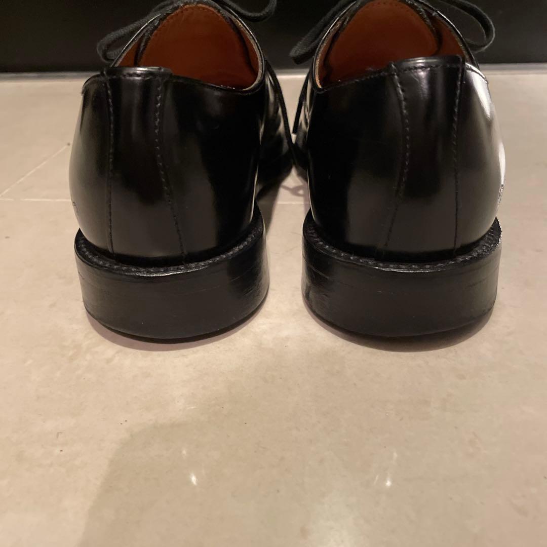 SANDERS プレーントゥ ミリタリーオフィサー UK4 1/2