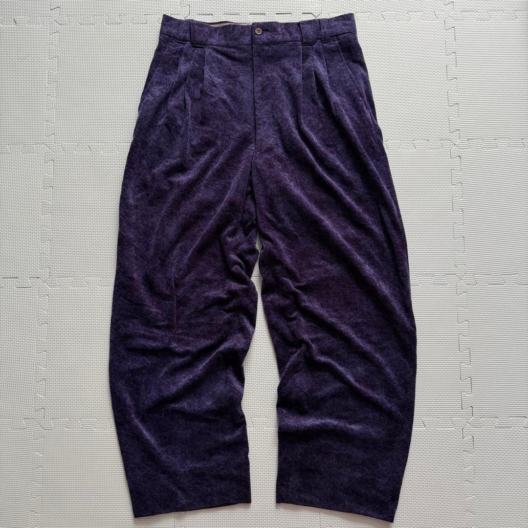 パンツ Made in Japan 1990's wide slacks velours