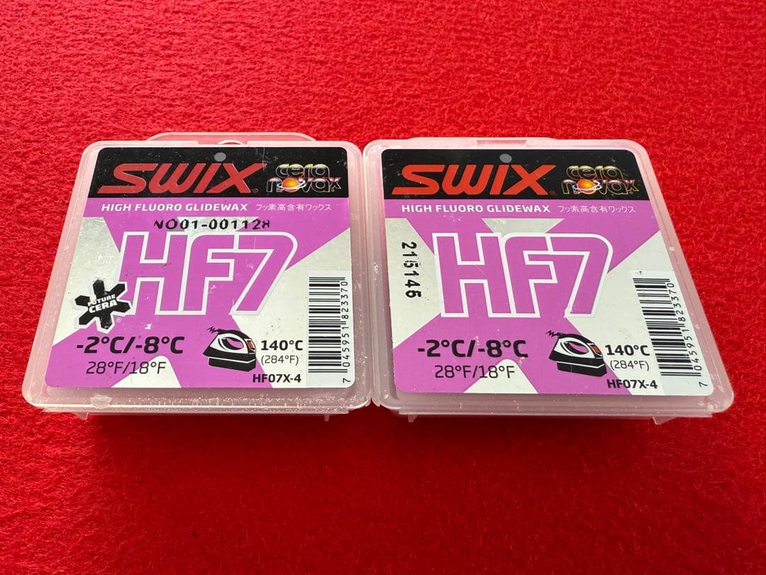 SWIX HF7 スキーワックス 2個セット