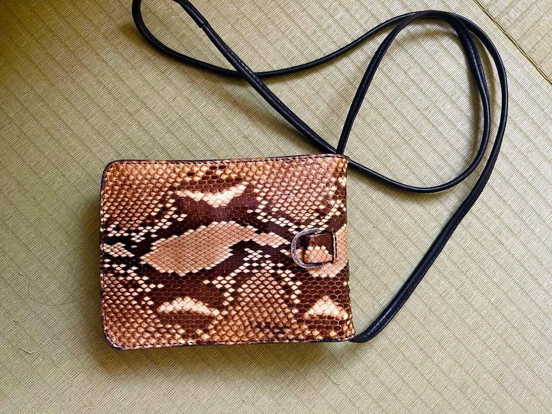 本日限定　値下げアンチドートバイヤーズクラブ　ウエストバッグ　パイソン