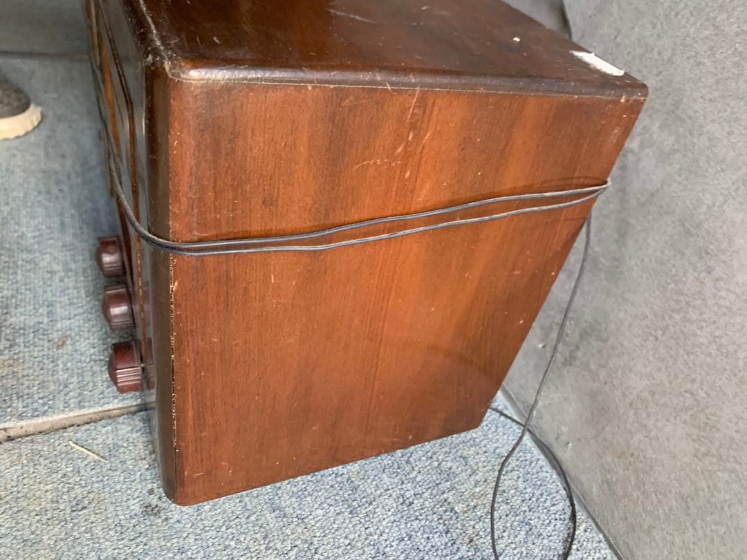 骨董品　真空管ラジオ　大阪無線　昭和アンティーク