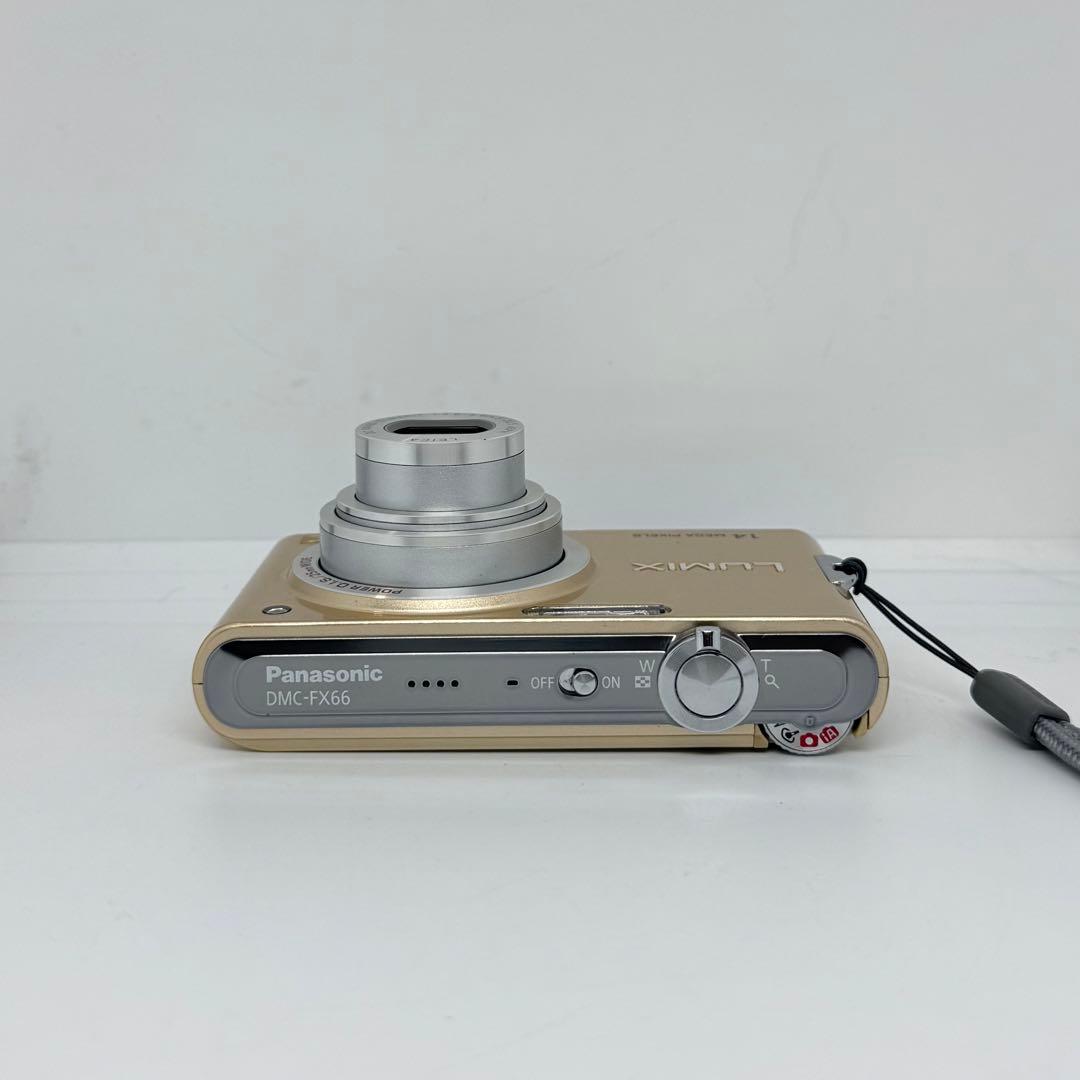 【完動美品】Panasonic LUMIX DMC-FX66 デジタルカメラ