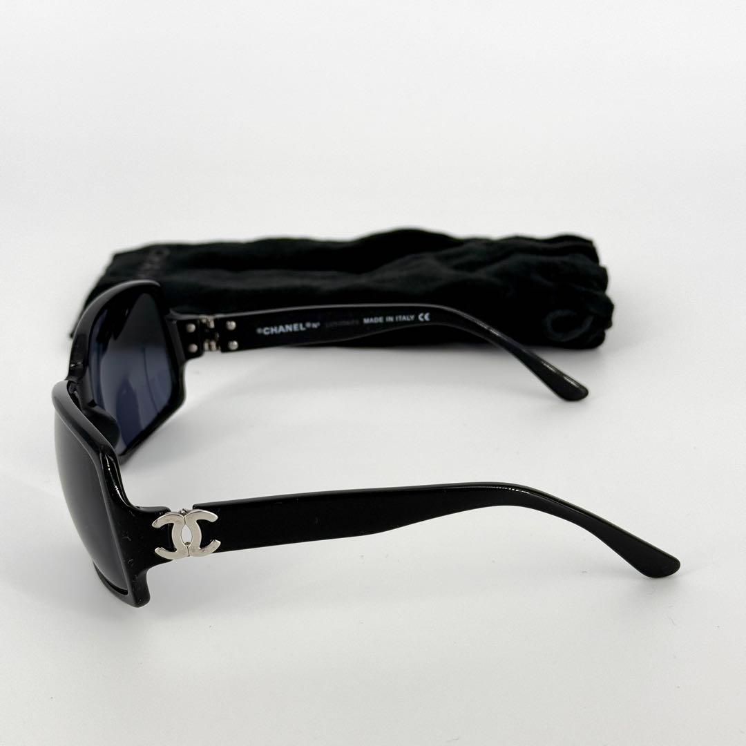 CHANEL サングラス 5030 ココマーク ロゴ ブラック シルバー 黒