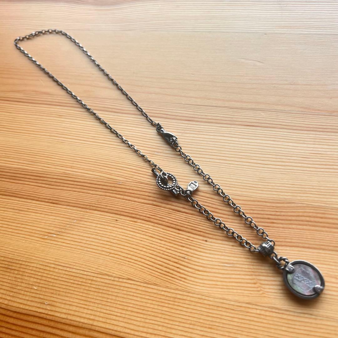 美品 GEM KINGDOM ネックレス シェル ハンドチェーン