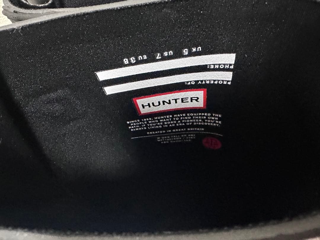 HUNTER ハンター　レインブーツ　新品24cm