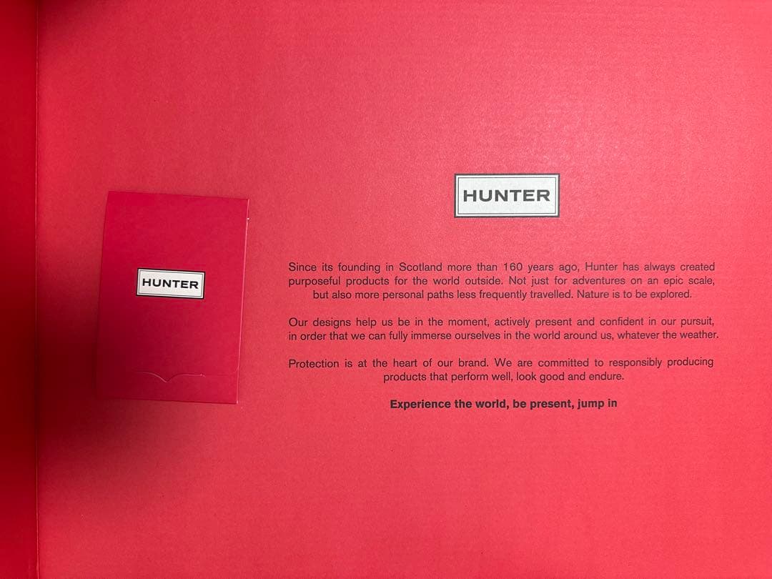 HUNTER ハンター　レインブーツ　新品24cm