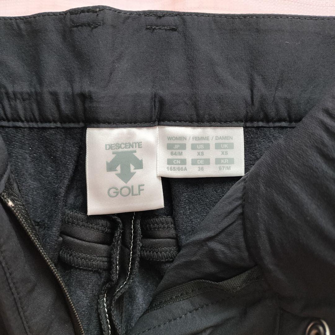 ダウンパンツ デサント PT ZERO ブラック ゴルフウエア ストレッチ