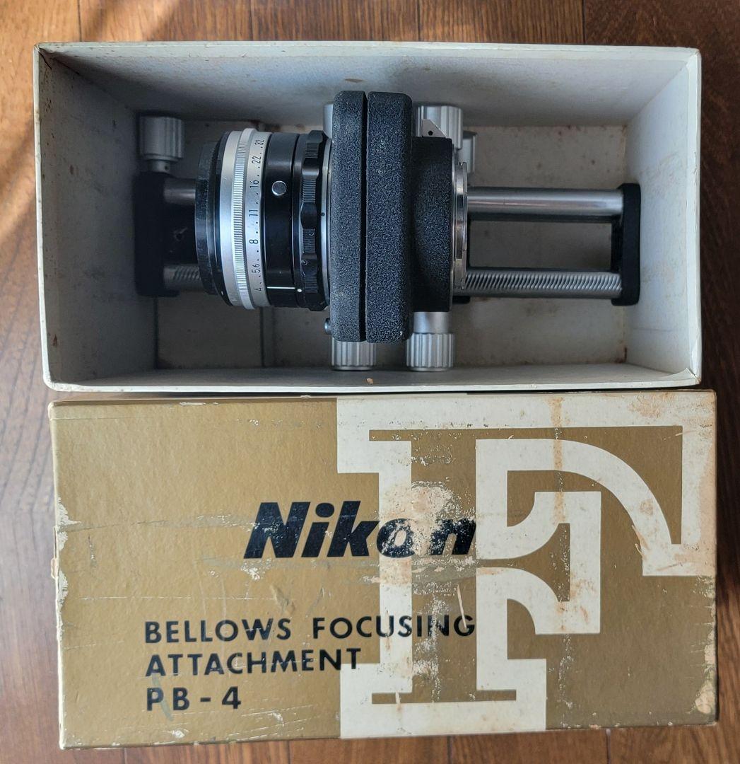 472　ニコン ベローズ PB-4 Nikkor-P 105mm/F4 付き