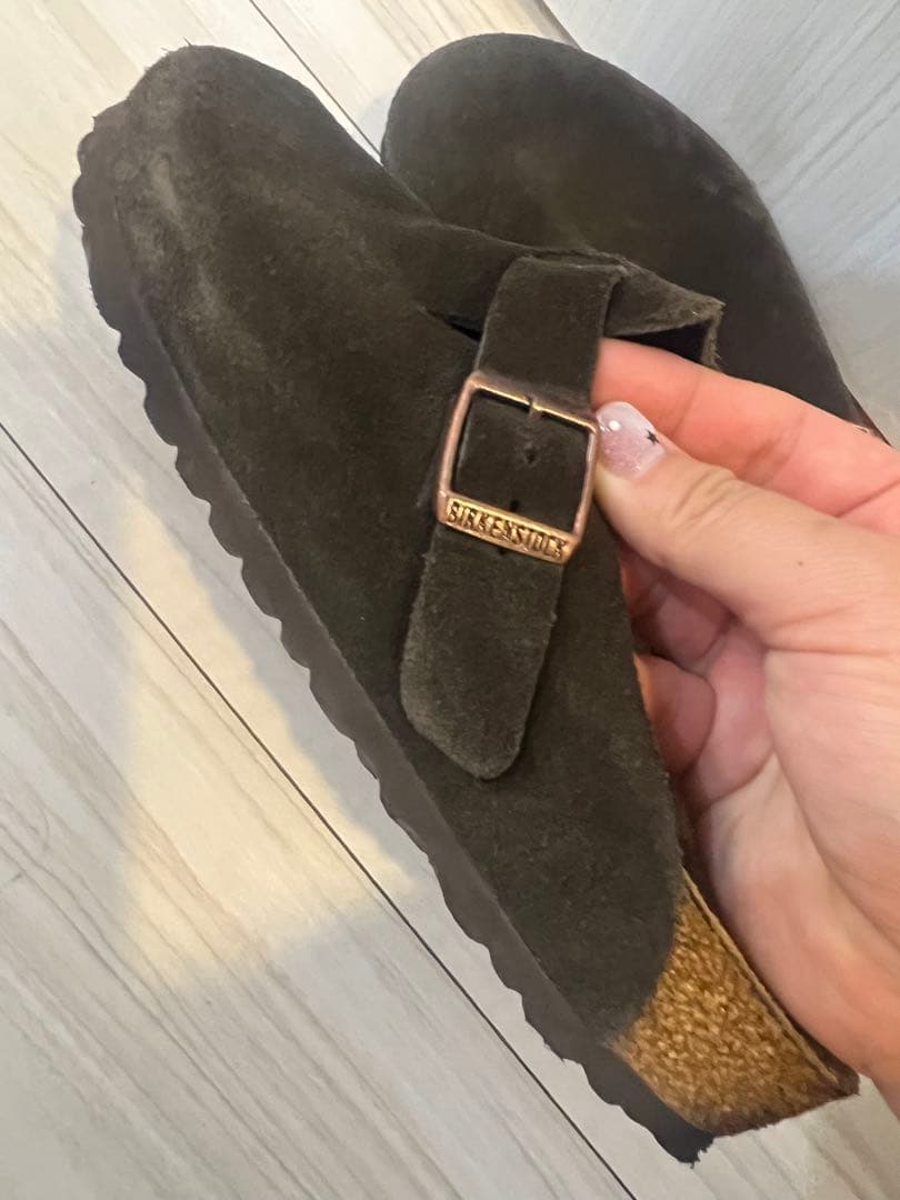 Birkenstock ダークブラウン クロッグサンダル 26cm