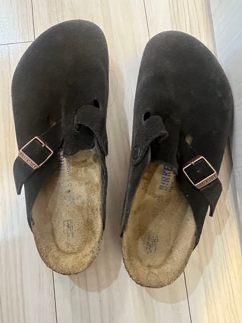 Birkenstock ダークブラウン クロッグサンダル 26cm