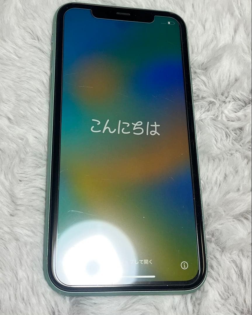 【美品】Apple iPhone 11 ミントグリーン 本体 SIMフリー