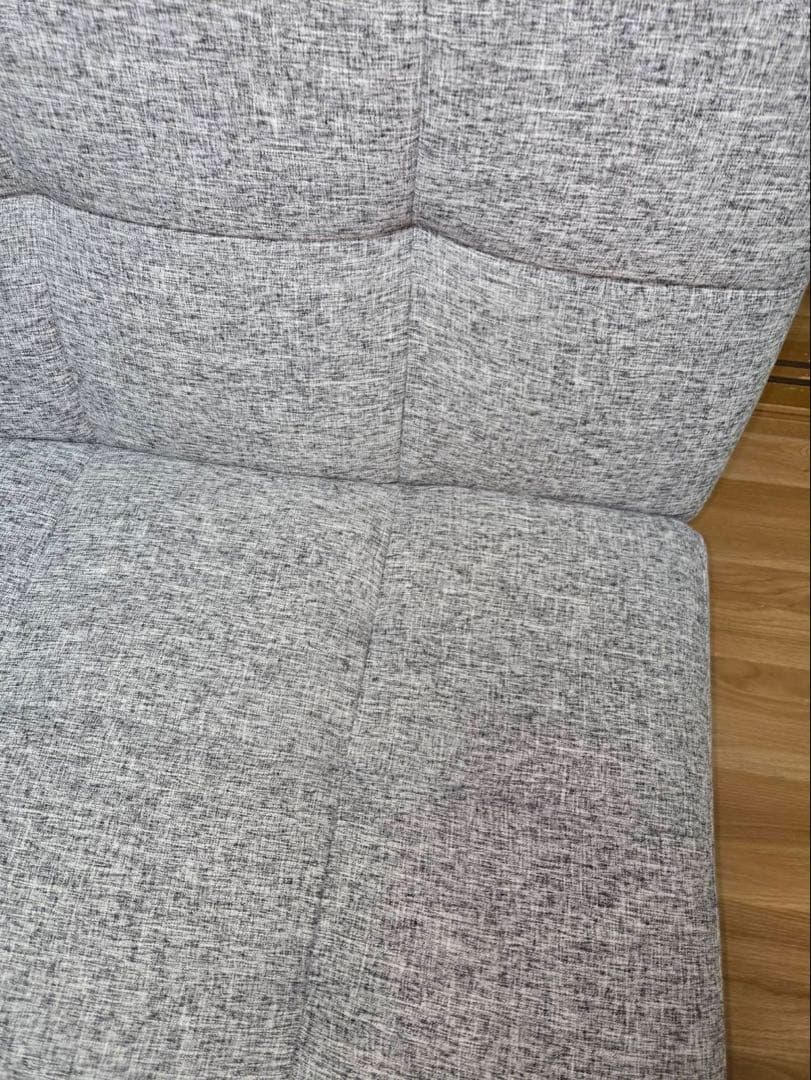 【ニトリ】ソファーベッド　マークスAM　GY　グレー　3人がけ