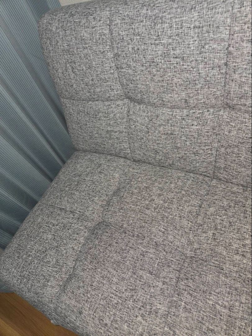 【ニトリ】ソファーベッド　マークスAM　GY　グレー　3人がけ