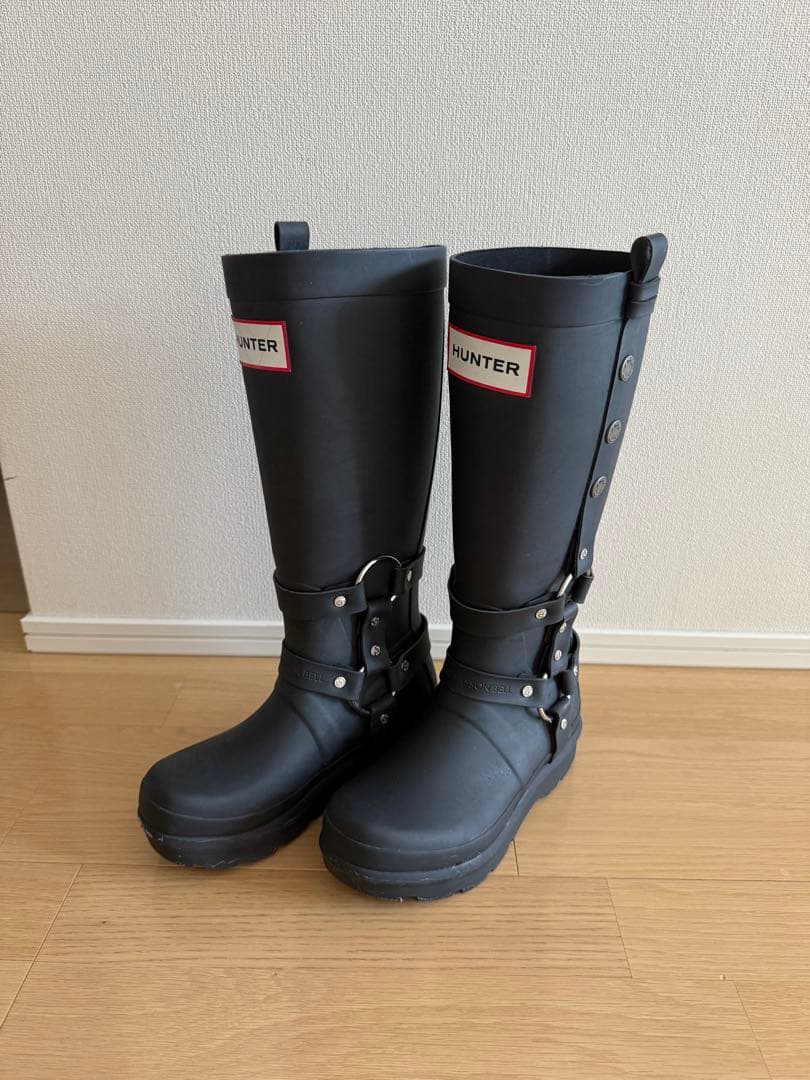 ADSB andersson bell HUNTER ブラック ロングブーツ