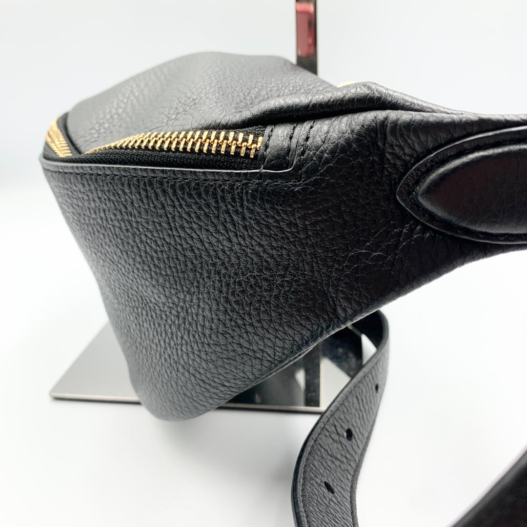 【choco様】コーチ ボディバッグ レザー 斜め掛け ショルダーバッグ 黒