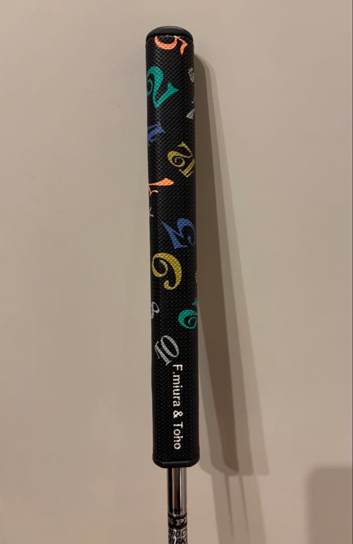 フランク三浦ゴルフ×東邦ゴルフコラボパター（ブラック／シルバー）