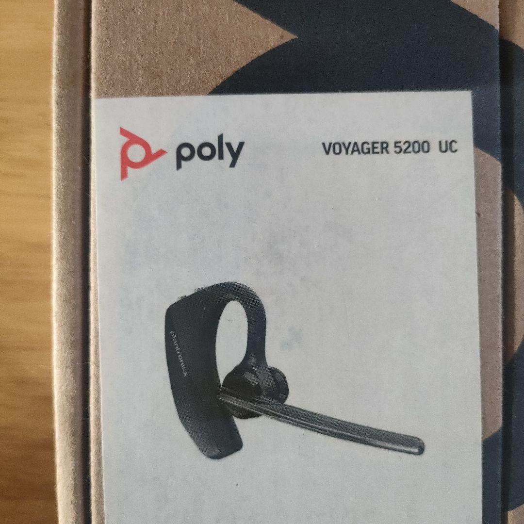 poly voyager 5200 UC ワイヤレスイヤホン ヘッドセット