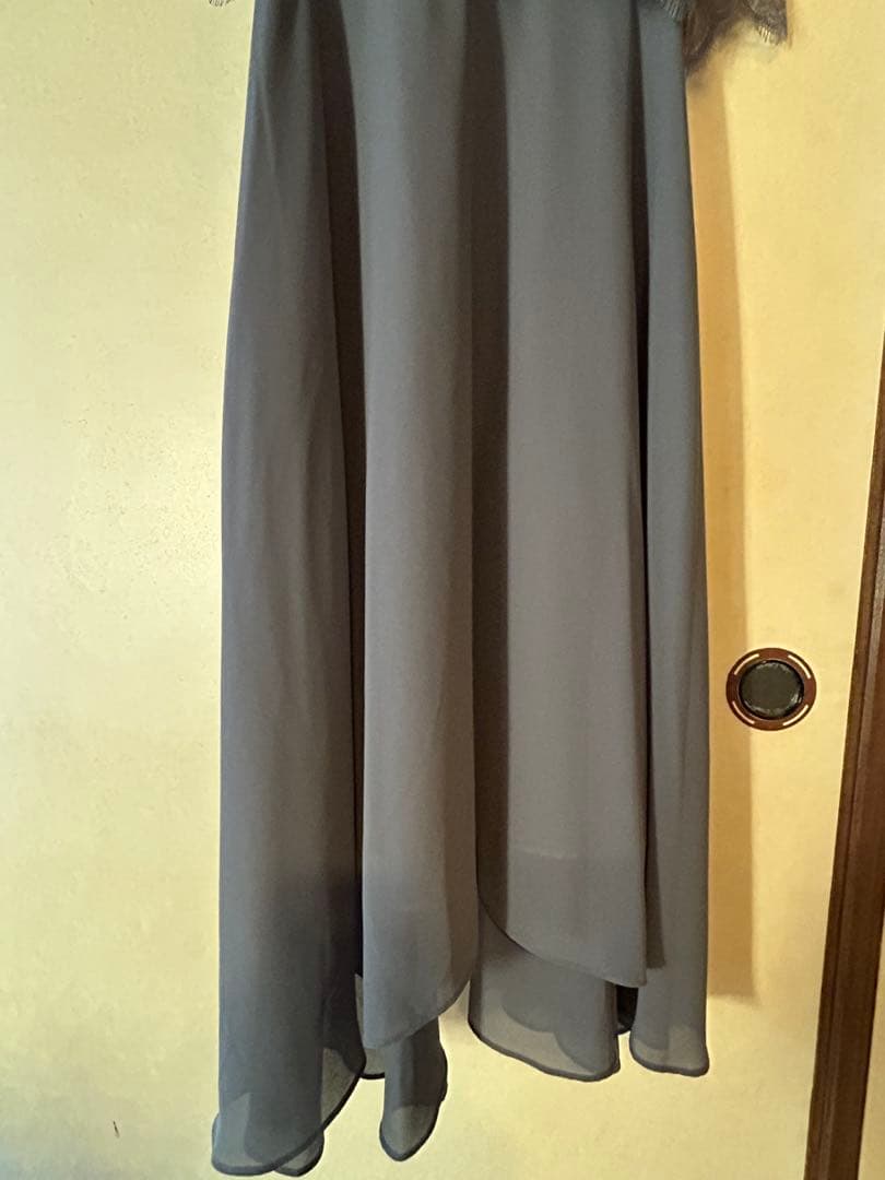 DorryDoll プチハイネックフレアレーススリーブフィッシュテールワンピース