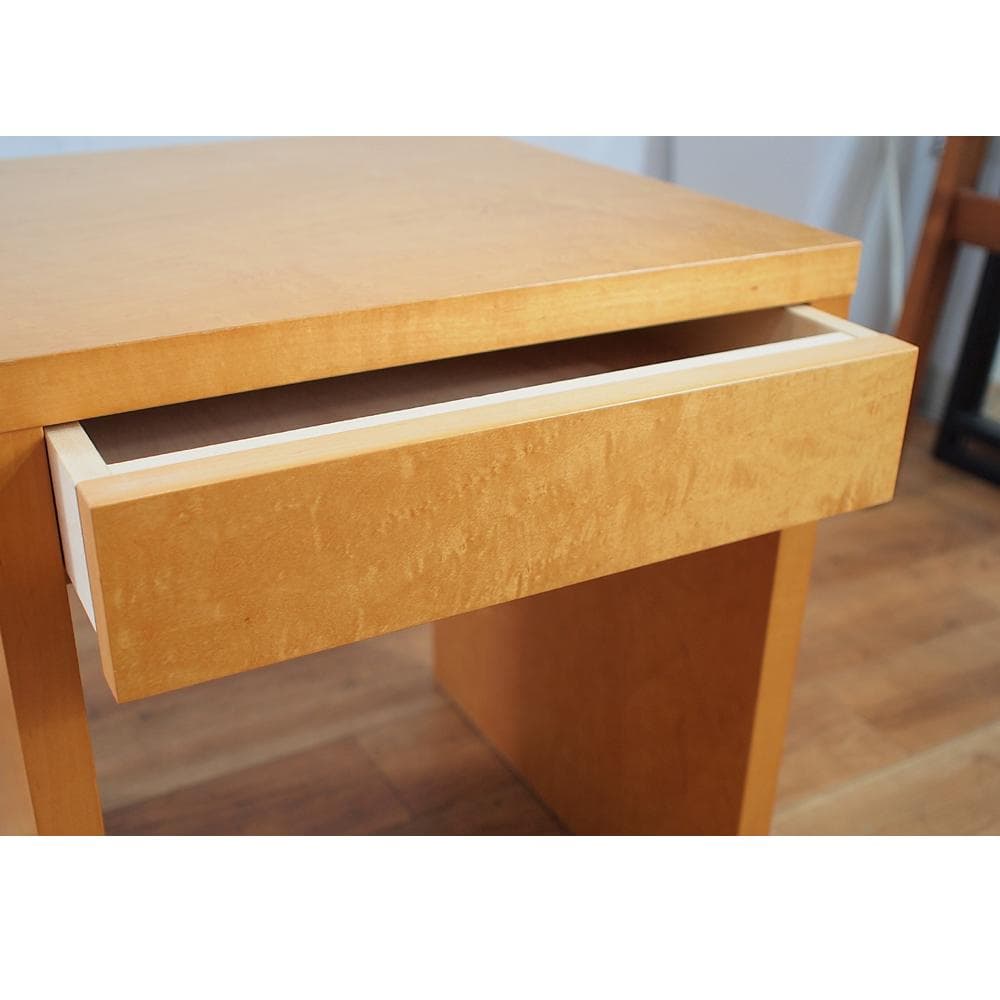 希少 初期IDEE SQUARE/スクエアシリーズ メープル材 ナイトテーブル