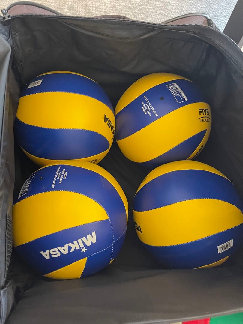 【ポチ】遠征キャリーバック大型　スーツケース　バレーボール10個　空気入