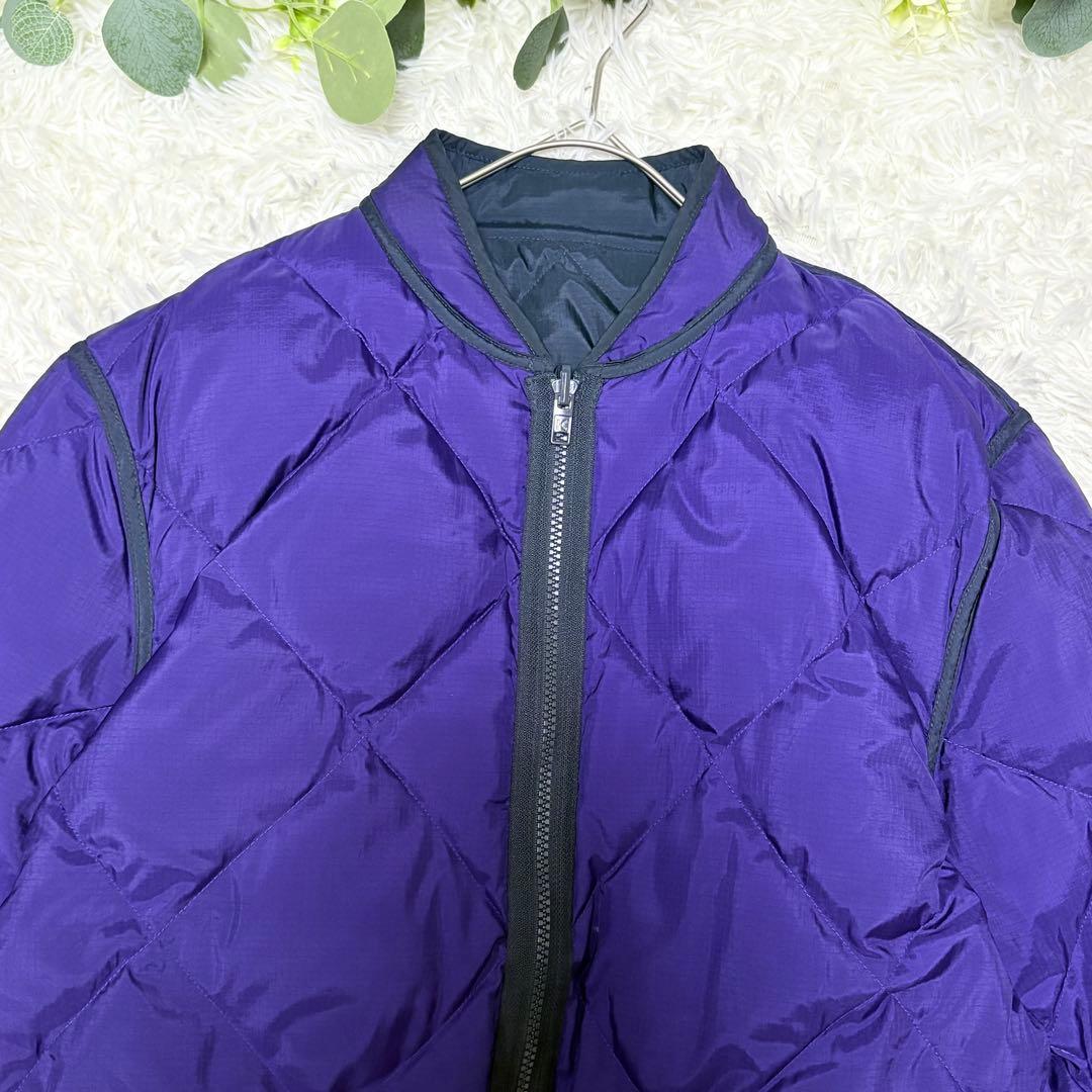 極美品★KENZO ケンゾー ダウンジャケット リバーシブル M相当 ネイビー