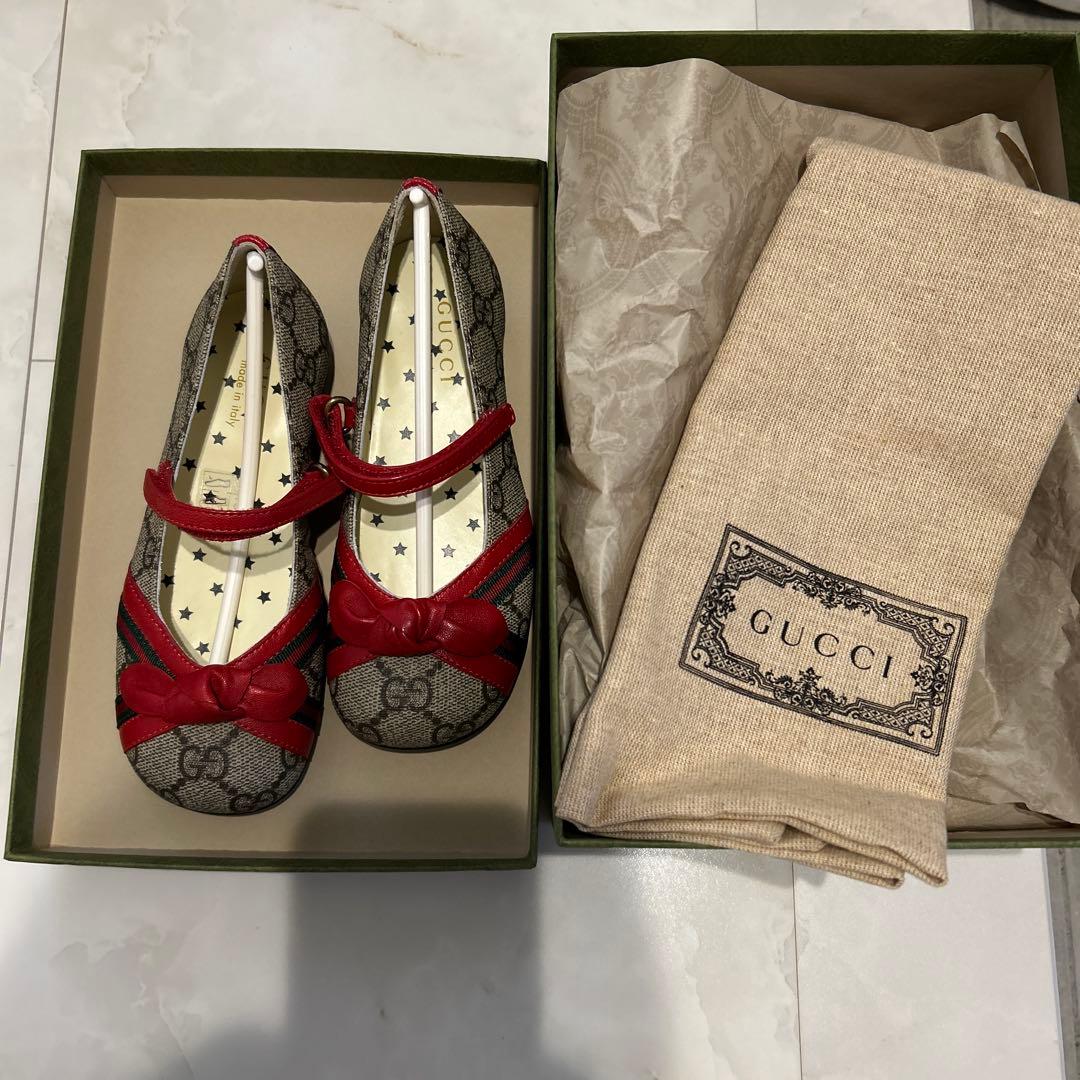 グッチ　GG柄　パンプス