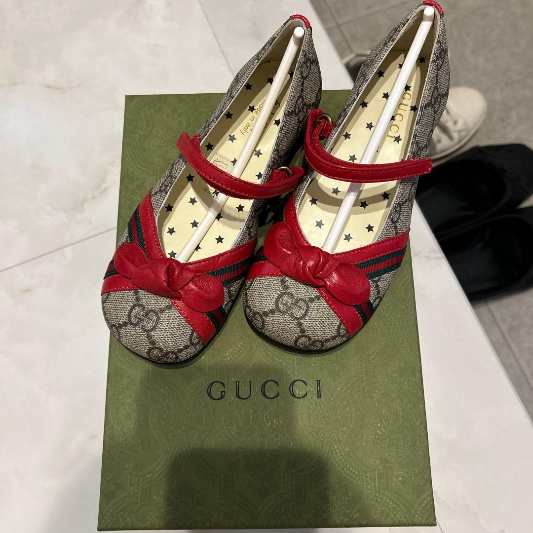 グッチ　GG柄　パンプス